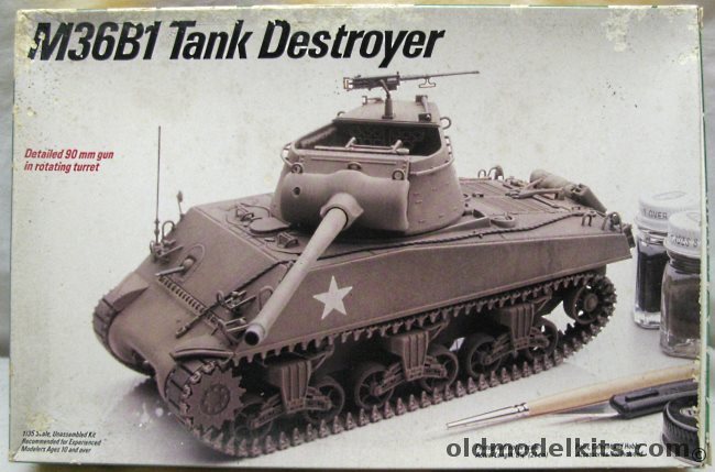 Testors 1/35 M36B1 Tank Destroyer, 794 plastic model kit